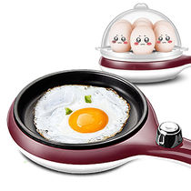 Lead Sharp Boiled Egg OMELET STAINLESS STEEL AUTOMATIC POWER CUT STEAM EGG BOILER COOKING CHICKEN EGG SPOILER MINI NON-STICK PAN PLUG-IN ELECTRIC