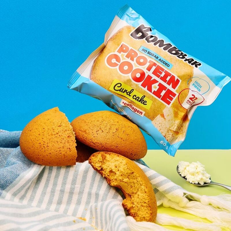 Bombbar Discounted Imported High-Protein Cookies, Low-Calorie Fitness Snacks 60g