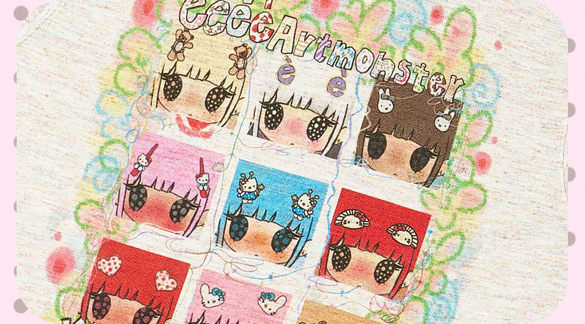 eeeeArtmonster Ximen Juan'er Graffiti Print Tee