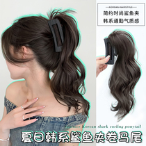 Wig braid sweet cool high hot girl 2023 new ponytail network red simulation hair half - za waterfall ponytail grab wig