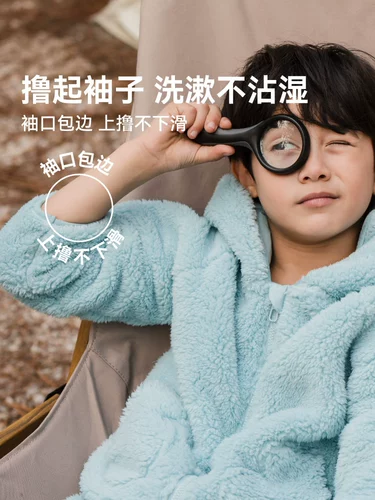 Детский бархатный лебедь, удерживающий тепло комплект, коралловая бархатная пижама