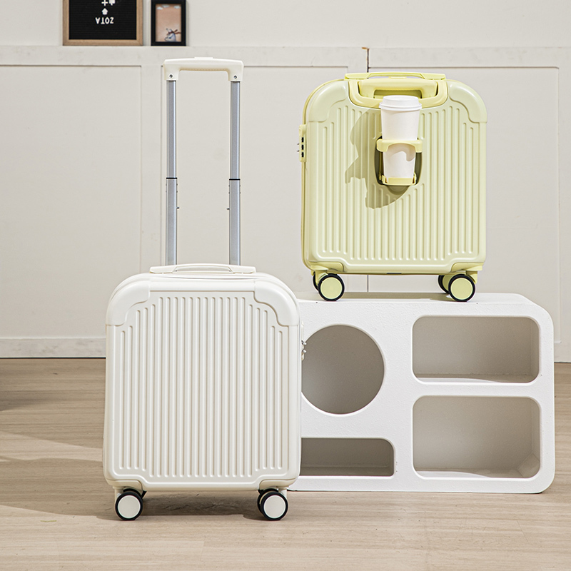 Luggage Suitcase for Women, Small and Lightweight, 20inch Silent Carry-On Trolley Case, 18inch New Travel Password Box for Male Students