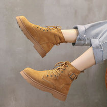 In autumn Martin Boots 2021 Spring Female New Short Yellow Short Short Short Short Breakup Student Han Edition