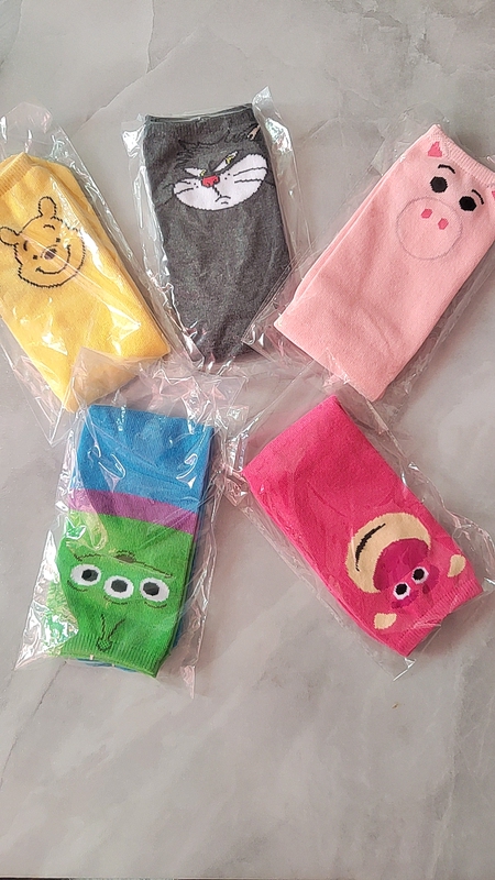 Cartoon Straight-Leg Long Socks Lucifer, Strawberry Bear, Pink Pig, Three-Eyed Boy, Winnie the Pooh Cute Women's Socks Cartoon Straight-Leg Long Socks Lucifer, Strawberry Bear, Pink Pig, Three-Eyed Boy, Winnie the Pooh Cute Women's Socks