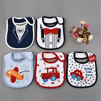 Baby saliva towel baby waterproof round mouth surrounding pocket pure cotton saliva for autumn winter Childrens spat towel surrounding the mouth