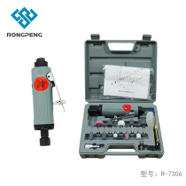 Manufacturer Rongpeng Pneumatic Sand Mill Handheld Straight Scratch Grinding Machine Size Mill