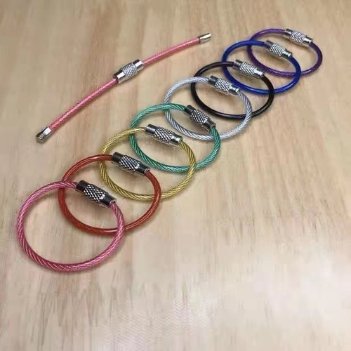 Стальная проволка, дорожный брелок с аксессуарами из нержавеющей стали