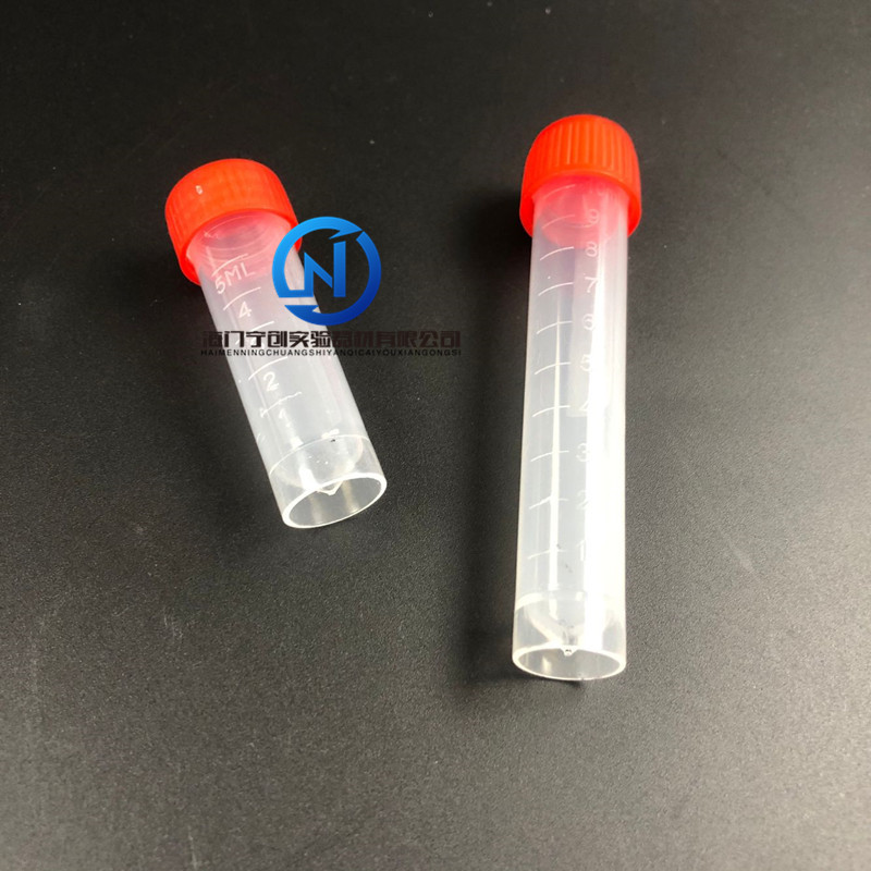 5ml cryovial 10ml cryovial Sharp bottom can stand frozen samples Reagent tube Sampling tube Leak-proof seal Collection tube Sampling tube Nucleic acid inspection tube Cryotube