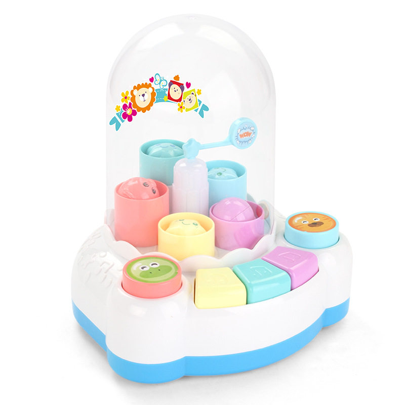 Xiecheng Jumping Piano Children's Fun Papa Piano Baby Multifunctional Puzzle Music Five-Key Playing Piano Toy