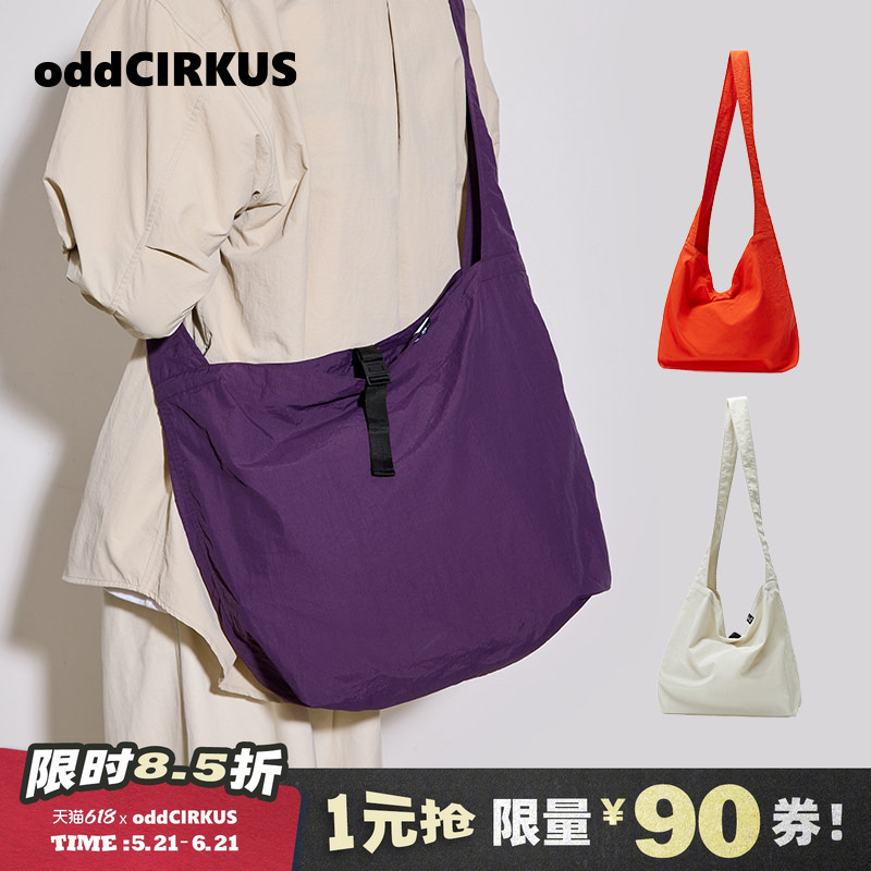 Oddcirkus Crossbody Bag Japanese Street Style Storage Crossbody Bag Sports Shoulder Bag