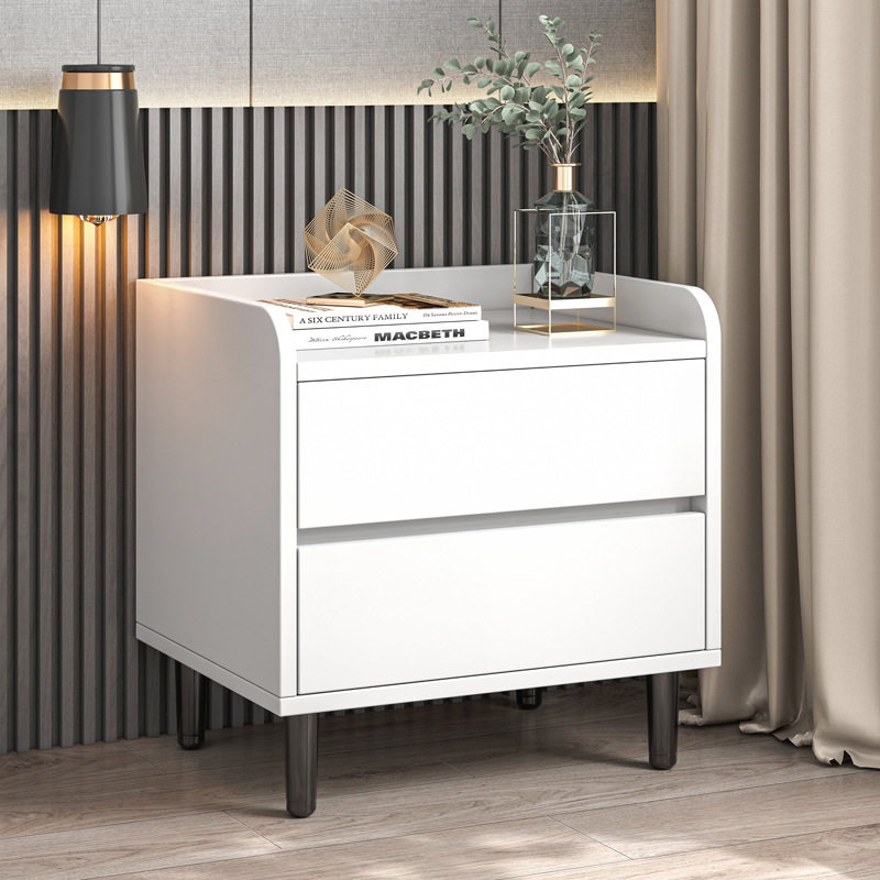 Bedside table simple modern bedroom light luxury small cabinet small Italian home simple bedside cabinet storage storage cabinet