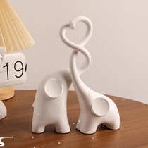 Beihanmei Elephant Wine Cabinet Decoration Ornaments Light Luxury High-end TV Cabinet Entrance Living Room High-end and Attractive