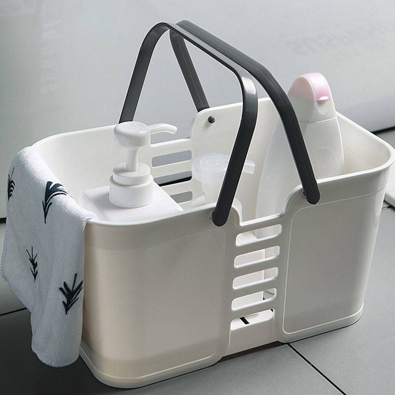 Lady Bath Blue Carry-on Bath Basket Set Wash Toiletries Bath bath Bath Bath Blue Bathroom containing basket Soft