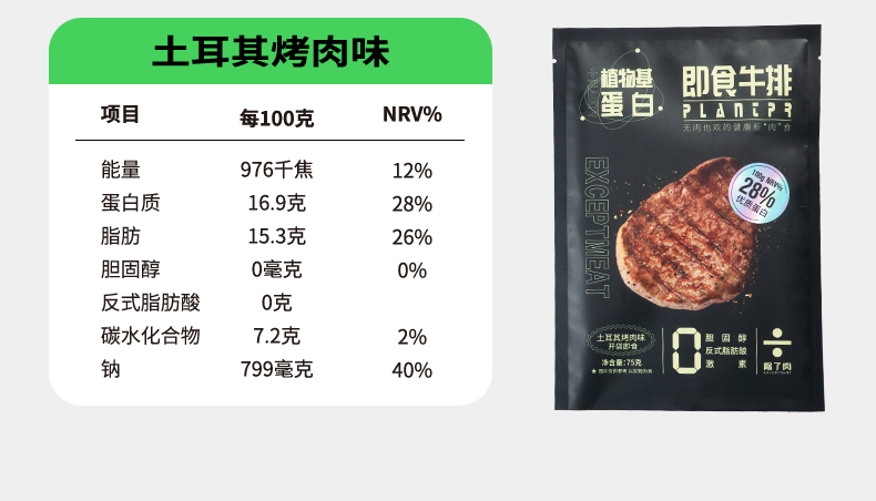 【稳定签到】健身高蛋白即食黑椒牛排72gX2