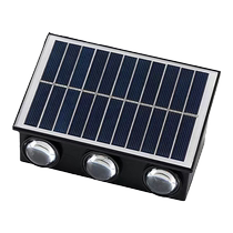 Solar outdoor garden light home lighting balcony atmosphere wall washing spotlight garden layout fence wall light 1214