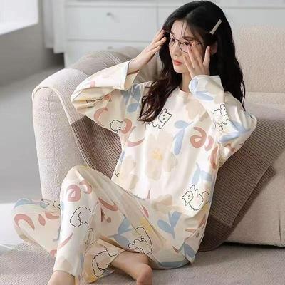 【多款可选】睡衣女套装长袖长裤休闲甜美少女家居服春秋季云朵棉