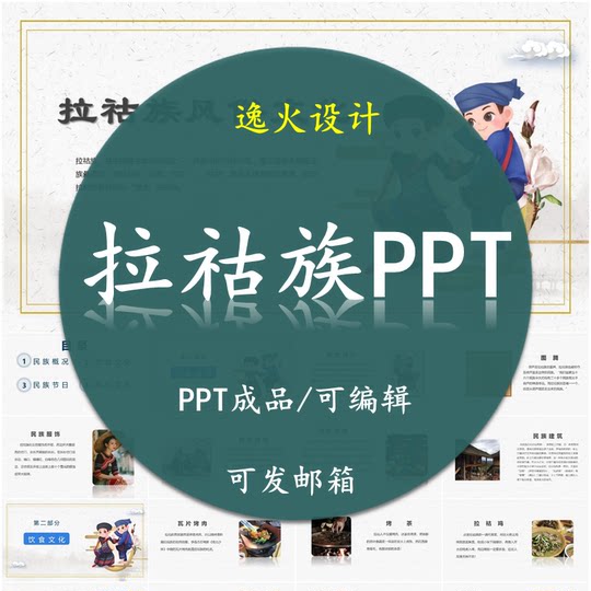 Обычаи и культура Лаху. Шаблон PPT национальных обычаев, одежды, культуры и продуктов питания. Готовая продукция может быть отредактирована.