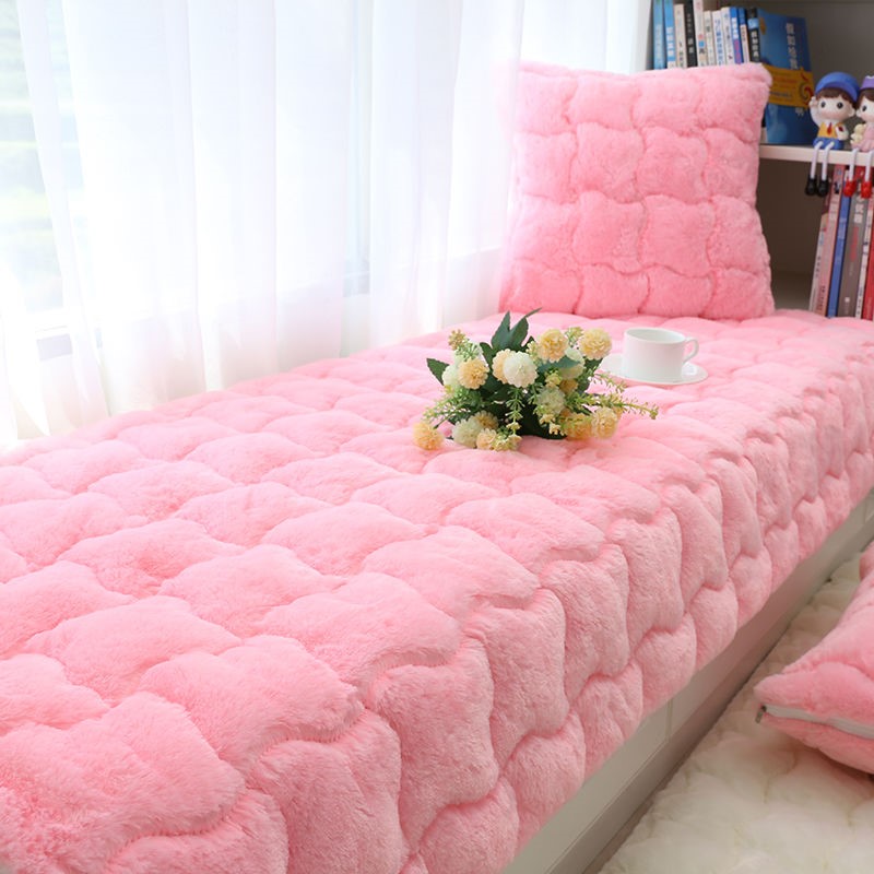 Bay window mat non-slip window mat tatami yangtai mat thickened custom made modern simple plush can be machine washable customization