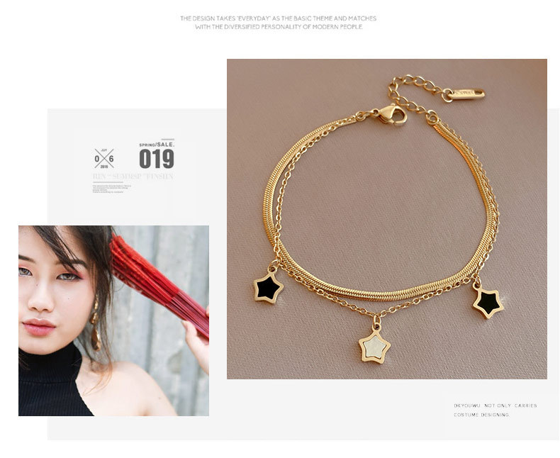 14K Gold Starfish Shell Necklace