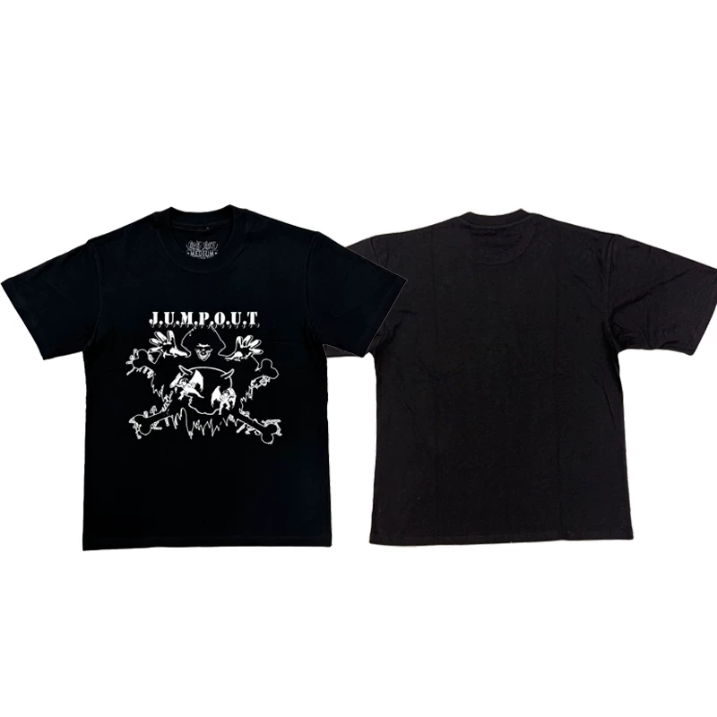 Osamason Jumpout Tour Black T-Shirt Tour venue limited printed short-sleeved T-shirt