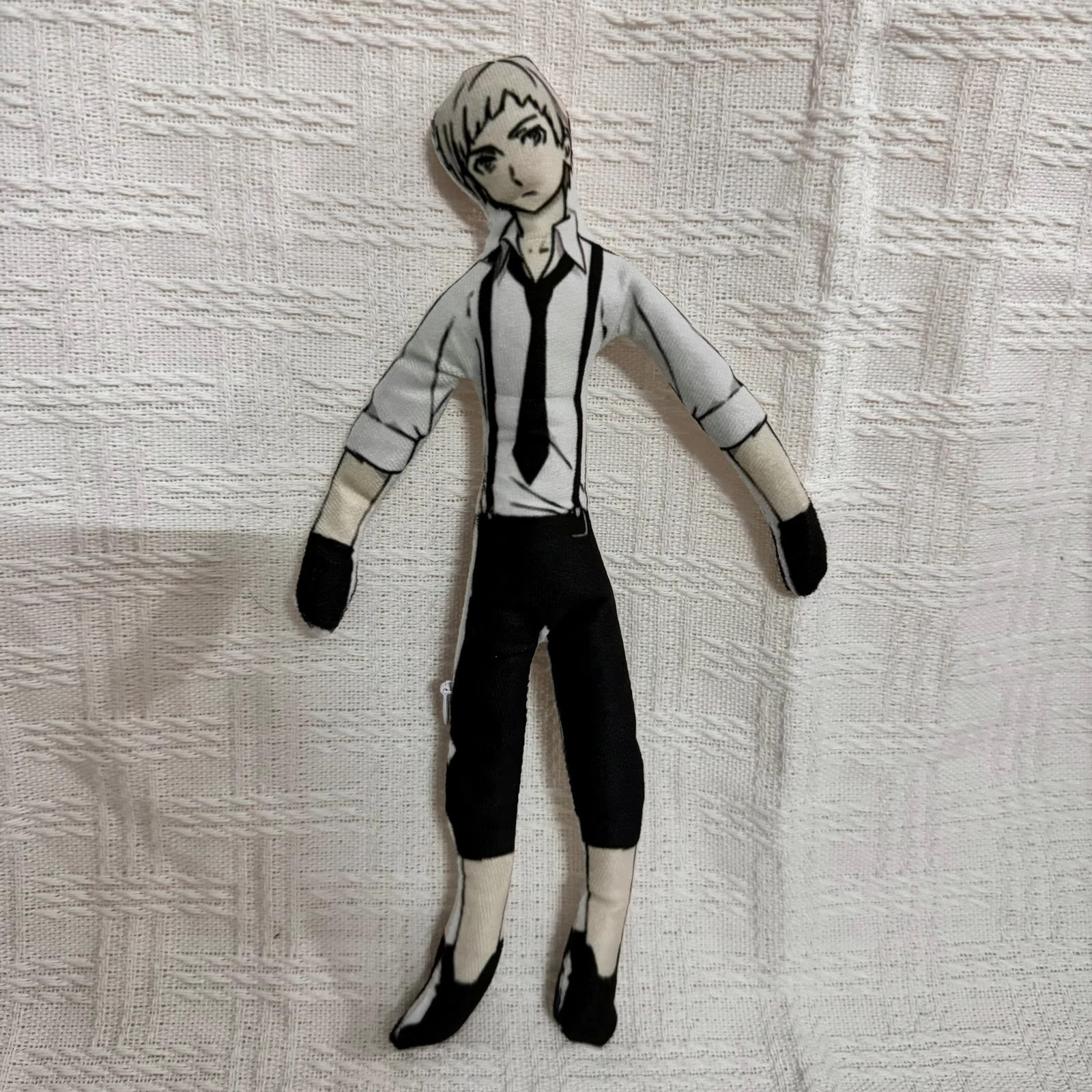 Figura Bungo Stray Dogs Dazai Osamu 14 Cm - Action Figure In PVC Con Vestiti Cambiabili, Regalo Anime Per Fan - 5