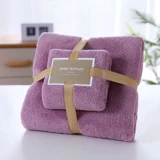 2pcs полотенце наборы микрофибры ткань детская плюшевая ванна на лице