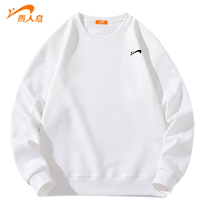 Noble bird men's and women's same long-sleeved thick cotton T2022 autumn trend casual loose couple's round neck pullover