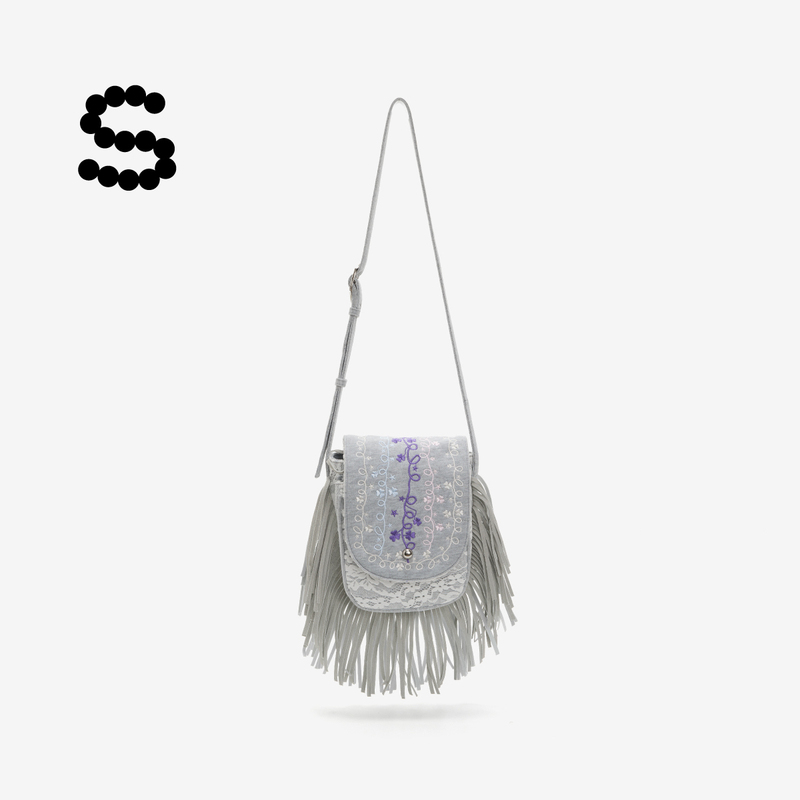 Save Objects Prayer Spiral Tassel Crossbody Bag Save Objects Prayer Spiral Tassel Crossbody Bag