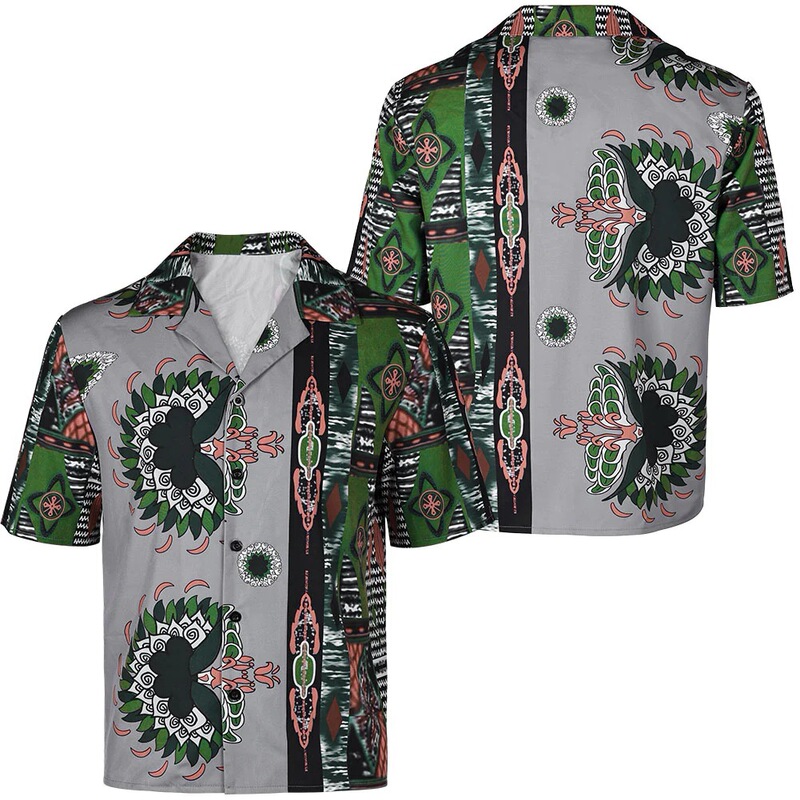 Movie Road House Dalton Cosplay Short-Sleeved Shirt Summer Loose Casual Shirt 3D Digital Printing Direct Sale