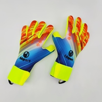 Mitt 9 0 goalkeeper gloves inner slit cut superior abrasion resistant latex hand back Rainbow matching color wristband detachable