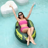 Детская водная надувная резиновая лодка, дорожный складной кушон для плавания для рыбалки