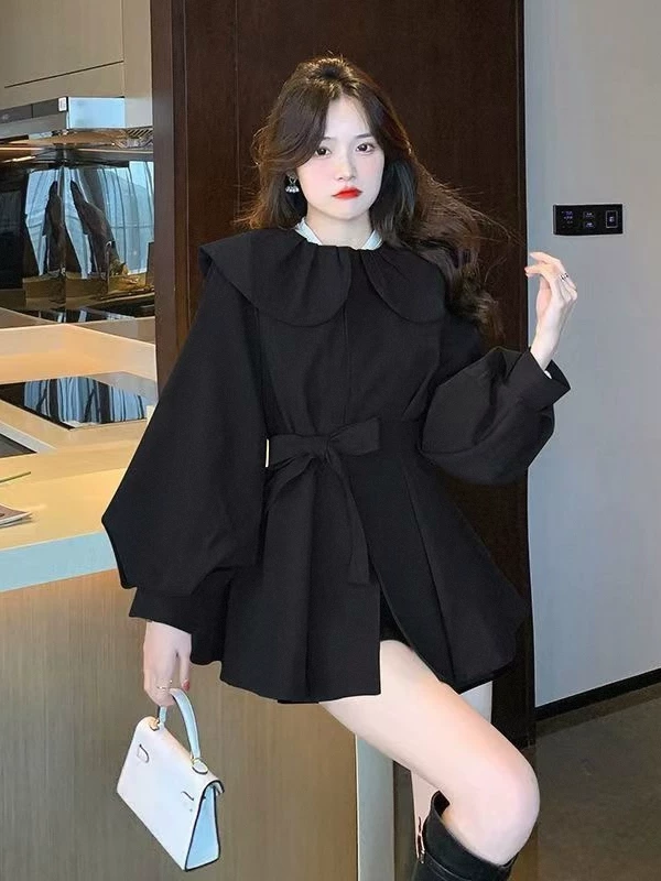 Flashlight, doll, spring autumn trench coat, jacket, Great Britain, slim fit
