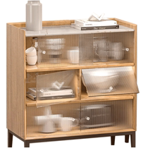 TV cabinet sliding door custom-made self-installed wine cabinet glass cabinet door panel acrylic punch-free