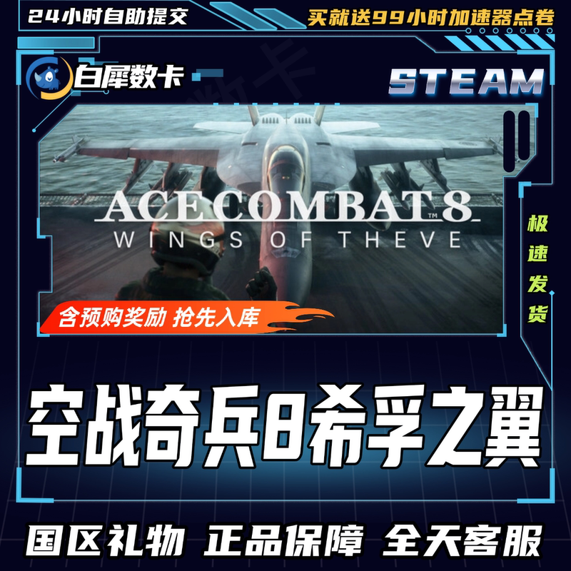 Steam Genuine Version of Ace Combat 8: Skies of Fury, China Region Gift Activation Code Cdk