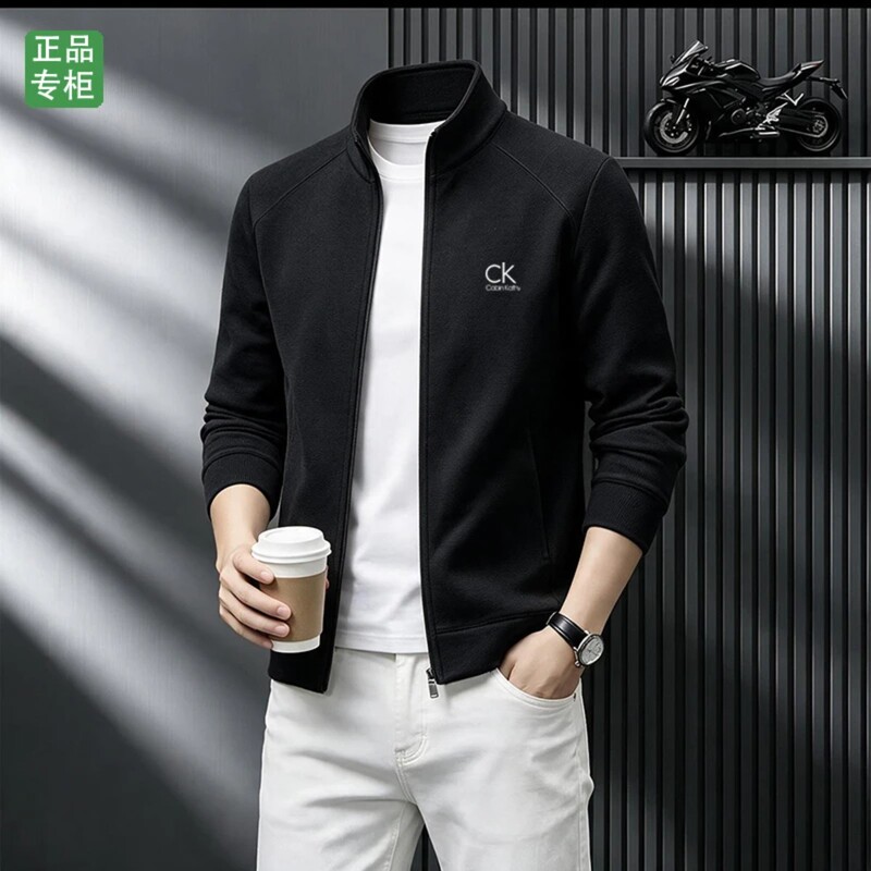 Cabin Kathy Genuine Autumn and Winter New Style Stand-Up Collar Casual Jacket Loose Fashion Versatile Business Korean Style Jacket Cabin Kathy Genuine Autumn and Winter New Style Stand-Up Collar Casual Jacket Loose Fashion Versatile Business Korean Style Jacket