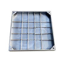 Stainless steel manhole cover square invisible 304 sunken manhole cover sewer sewage rainwater leakage decorative manhole cover