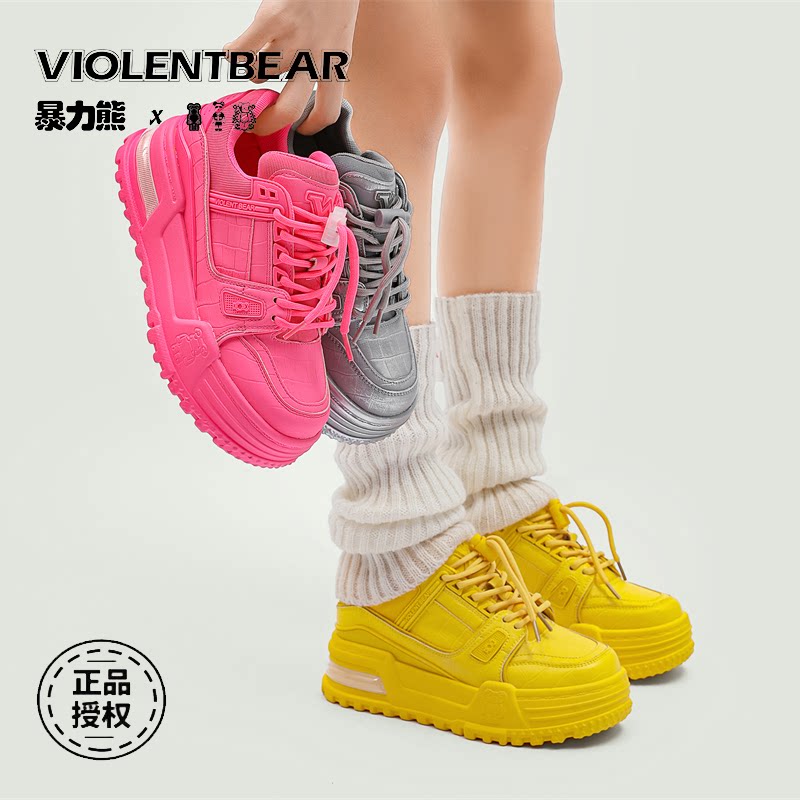 Violent bear/ натуральная дышащая обувь для папы; женские и мужские летние новые универсальные кроссовки; повседневная обувь для пары с увеличенным размером