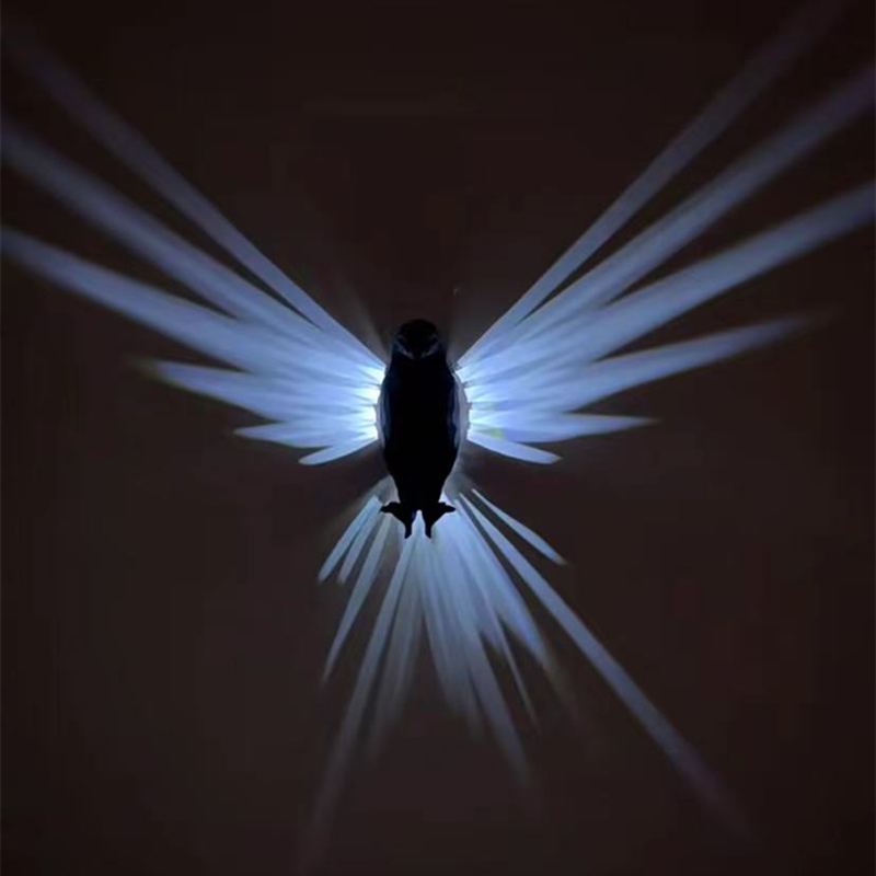 Eagle Projection Wall Lamp Animal Led Sleep Owl Night Light Wall Lighting Light Art Design Decoration