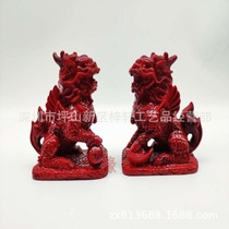 A pair of natural white marble unicorn ornaments for home living room entrance hall office decorations housewarming and opening gifts