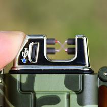 High-end anti-new arc recharger 127 division customized camouflage water-proof wind-proof and fall-proof mens electric cigarette lighter household guide