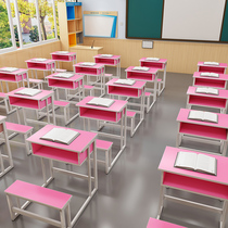 Desk and chairs training desk for primary and middle school students children study table for home writing table and chairs suit school desk
