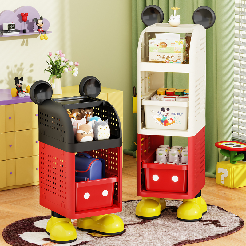 Authentic Disney Series Floor-Standing Storage Rack for Home Use, Movable Backpack Storage Cabinet, Multi-Layer Book Reading Shelf Authentic Disney Series Floor-Standing Storage Rack for Home Use, Movable Backpack Storage Cabinet, Multi-Layer Book Reading Shelf