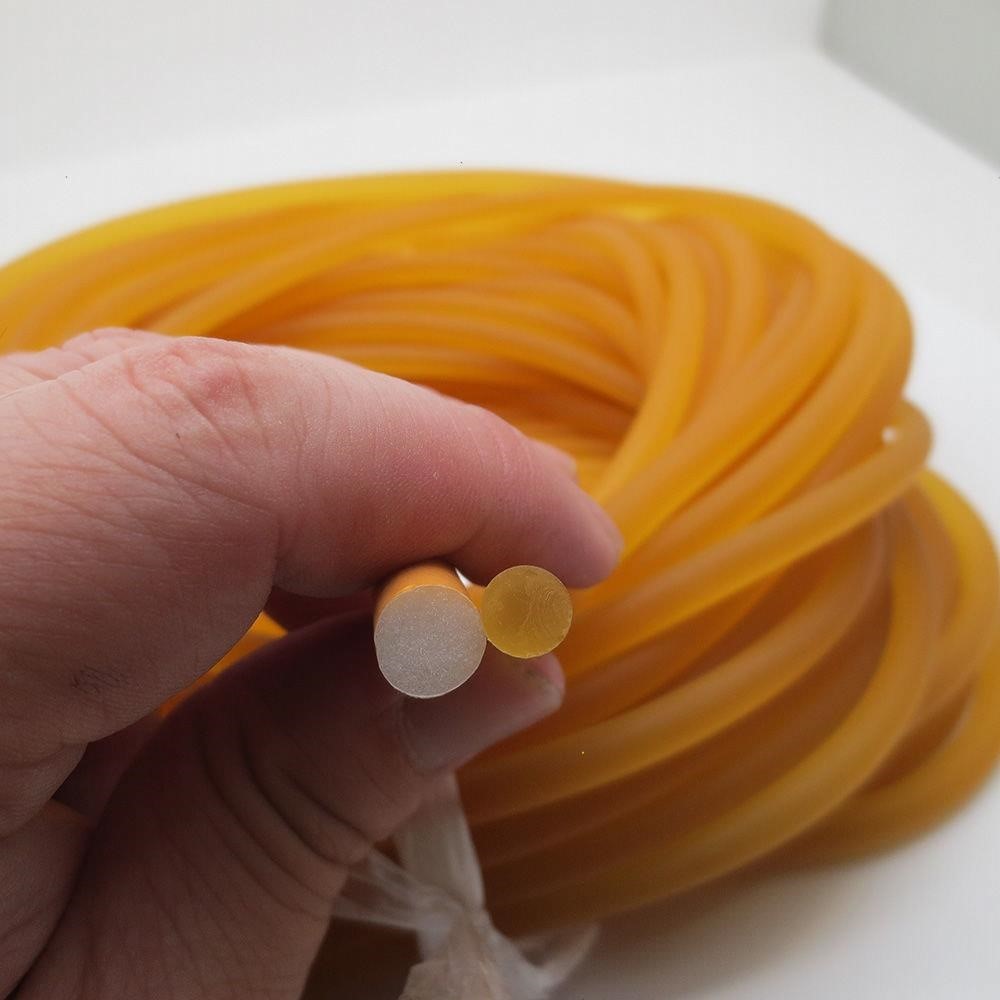 High elastic solid leather gluten slingshot traditional 4mm powerful and durable powerful 5mm fishing rod lost hand rope rubber band-Taobao