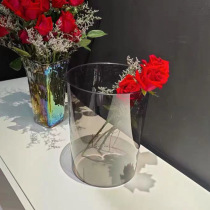 s simple transparent wake-up flower bucket pothos flower pot home decoration dry flower arrangement flower bucket extra large flower pot flower bucket