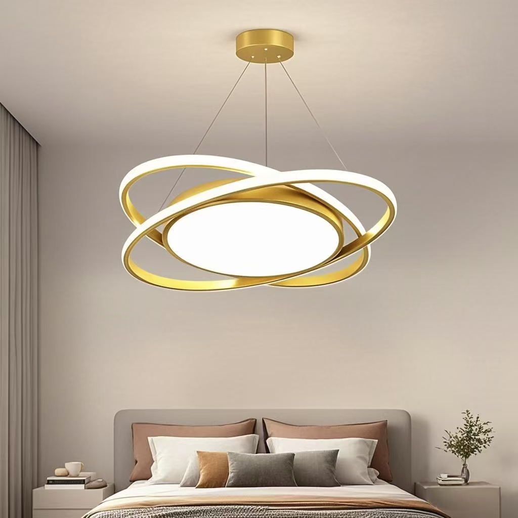 Restaurant chandelier, simple and modern, dining room table, bar, bedroom, study, ceiling lamp, 2025 new style atmospheric lamps