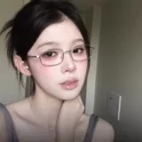 Японская квадратная оправа для женских очков в золотой оправе, модный ретро-стиль для маленьких лиц без макияжа, может сочетаться с оправами для очков синего света для близорукости.