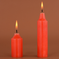 Short models of short cylindrical short household lighting red candles decorated by Bay Buddha smoke-free ordinary power outage