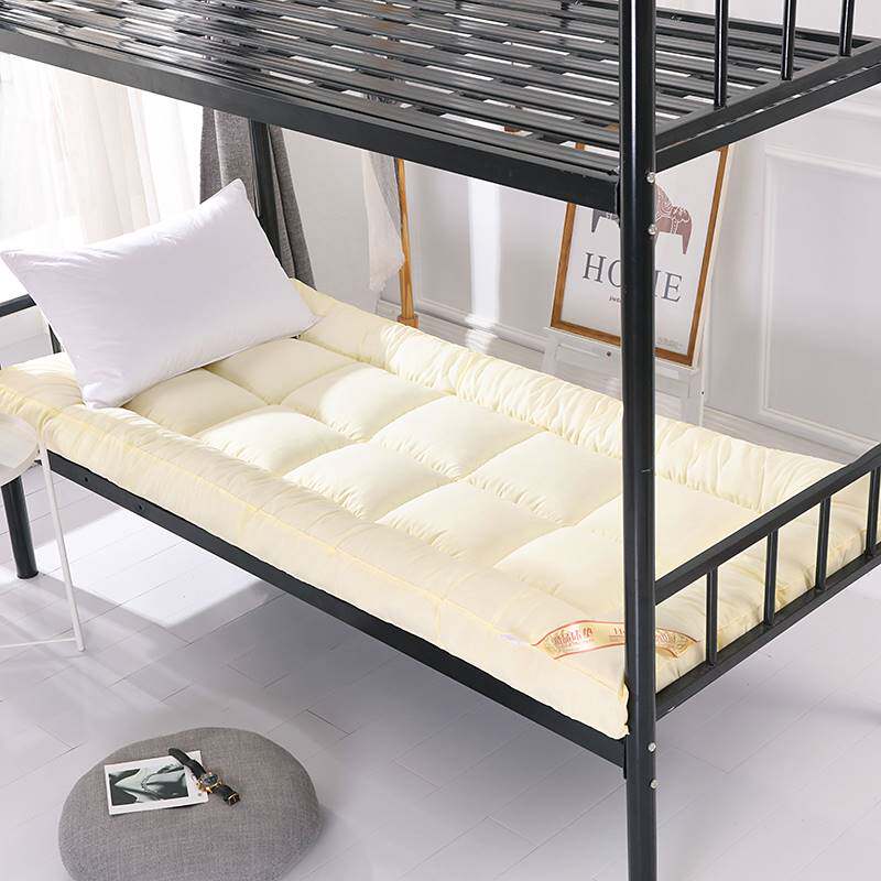 Heat mattress single university student dorm mattress mattress mattress 0 9m1m 1 2 bedroom upper and down pad is 90cm