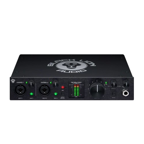 Black Lion 2x2 Sound Card Professional 6x6 Внешняя USB -студия звукозаписи пения живая звуковая книга Dubbing Equipment