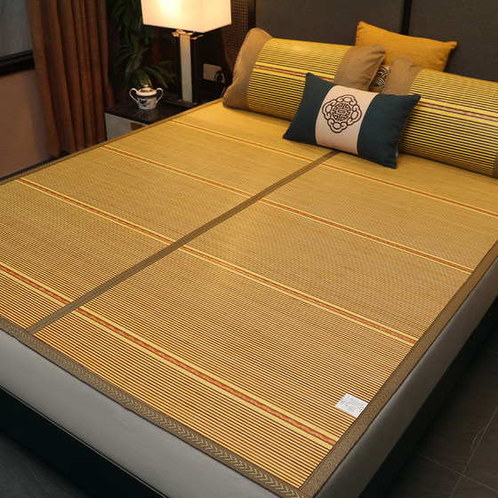 Bamboo Mat Summer 2026 New Model for Student Dormitory Single Bed, Foldable for Summer and Winter Use, Double-Sided Straw Mat